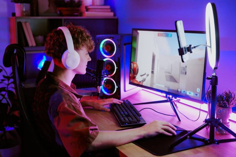 Décoration de bureau de gamer
