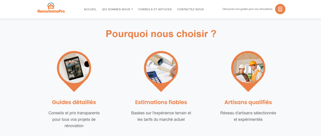 Renovimmopro.fr guide bricolage