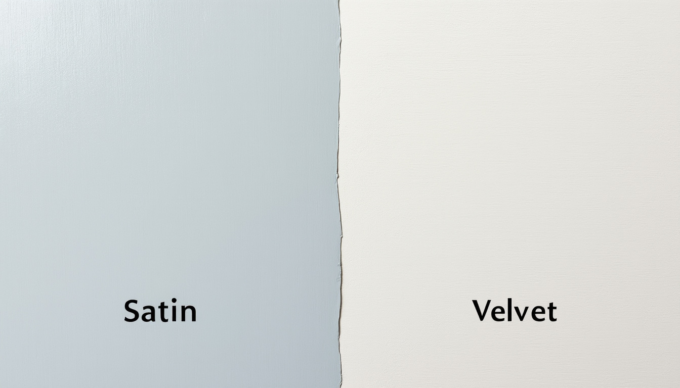 découvrez les différences entre la peinture velours et satinée pour choisir celle qui correspond le mieux à vos besoins en décoration intérieure.