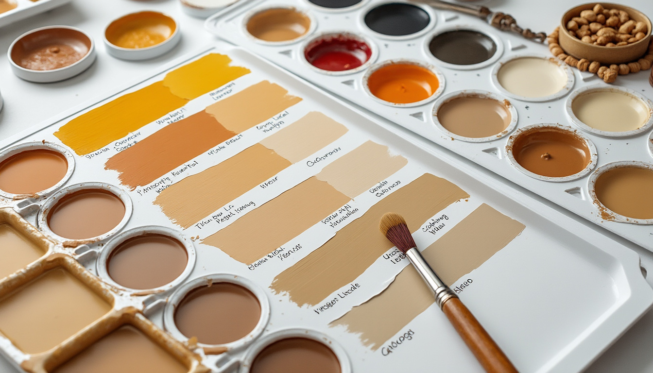 découvrez comment obtenir un beige doré en peinture, les mélanges nécessaires et les références de teintes pour un résultat parfait.