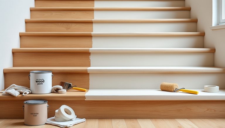découvrez comment choisir la peinture adaptée pour un escalier en bois et suivez notre méthode détaillée étape par étape pour un résultat durable et esthétique.