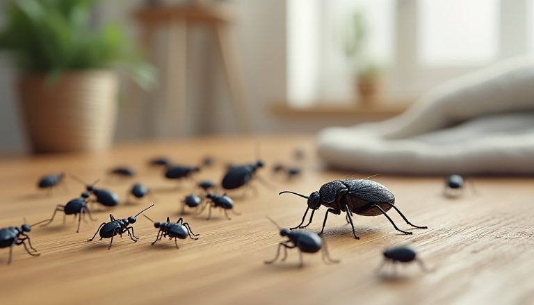 découvrez comment identifier et traiter les petits insectes noirs qui piquent dans votre maison pour protéger votre famille et garder votre intérieur sain.