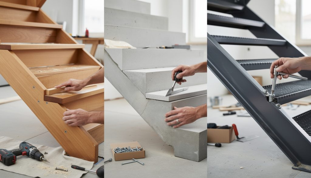découvrez les causes d’un escalier qui grince et les solutions adaptées à chaque type d’escalier pour retrouver des marches silencieuses.