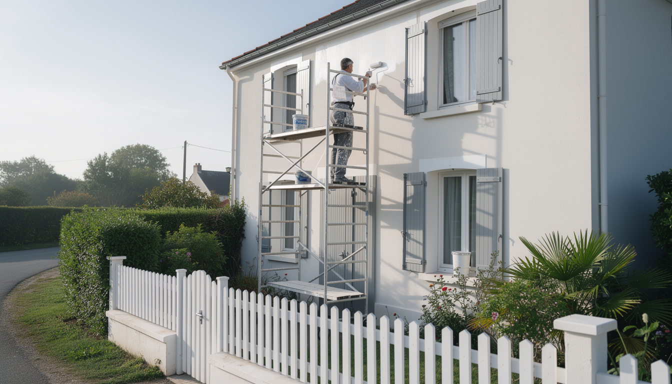découvrez le prix de la peinture extérieure au m² pour vos façades, volets et clôtures, avec les facteurs qui influencent le coût des travaux.